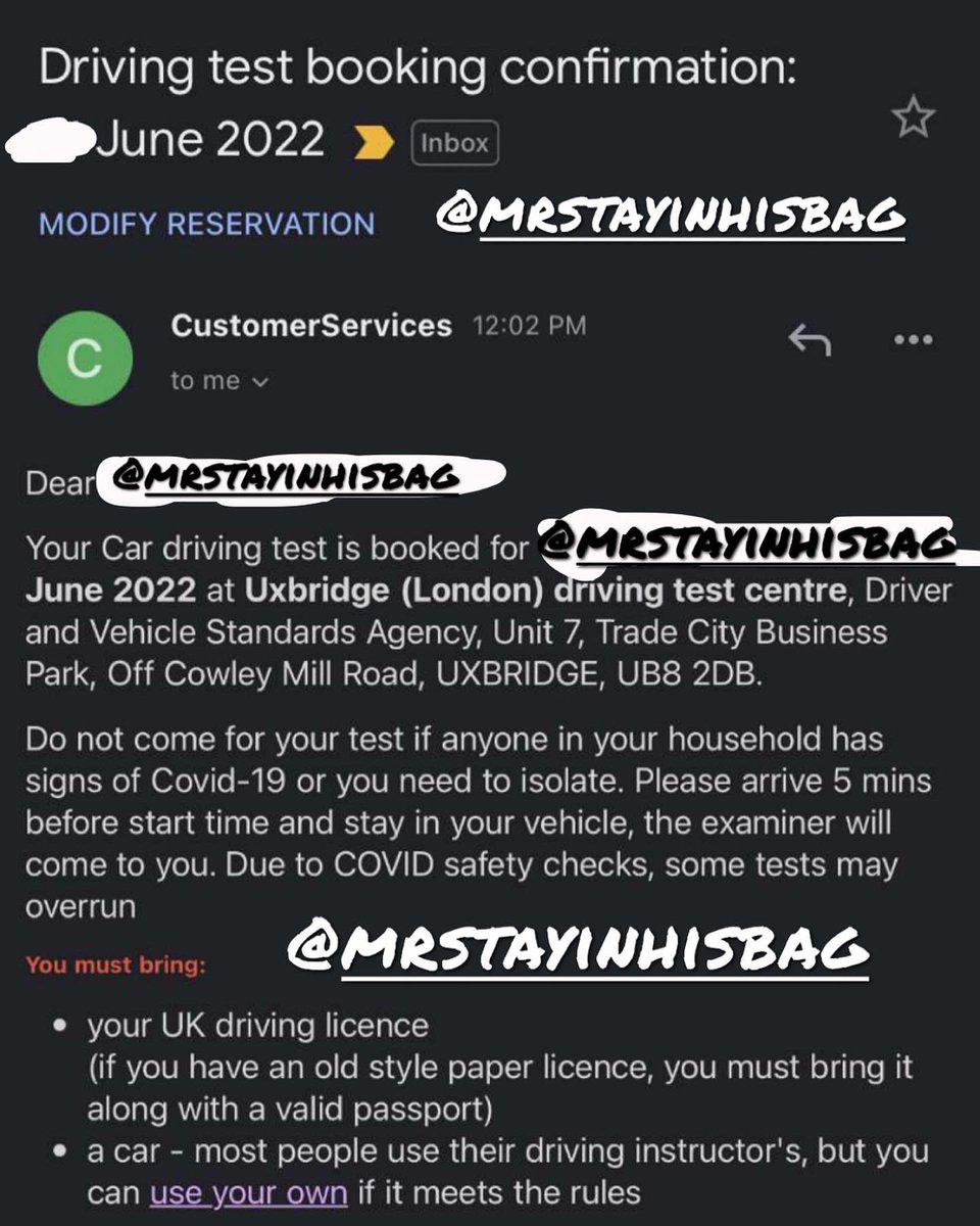 drivingtestduk's tweet photo. Driving Test Slot Found & Booked For Our Client At Uxbridge Test Centre In June.🗣
Contact Us Via DM To Sort You Out A Driving Test. At Any Test Centre, Any Time Of The Year.🚘
#drivingtest #Uxbridge #swaptest #quickdrivingtest https://t.co/smZIoAn6OV
