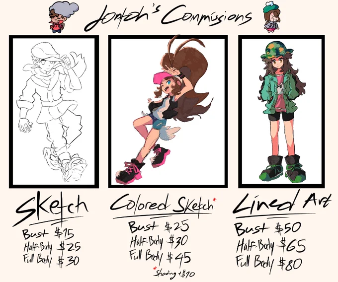 Commissions are finally reopened!!

I'll be opening 3 slots for now, more details and samples can be found in the thread below 