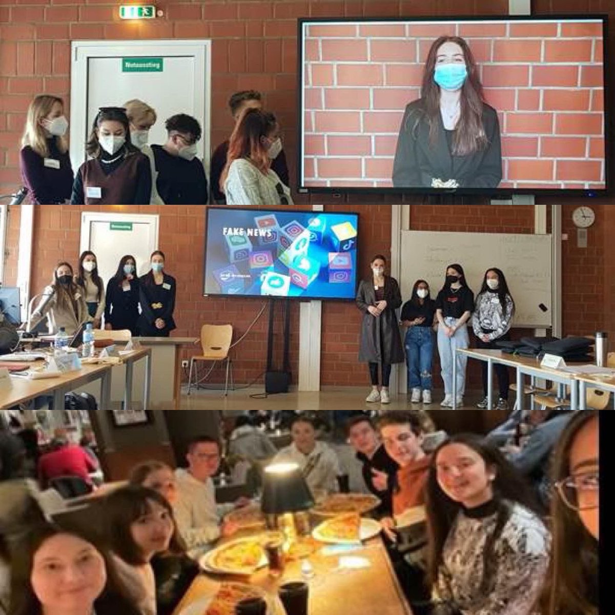 IBCHetzendorf's tweet photo. #ibchetzendorf #Digitalisierung #erasmus_project
Schüler*innen aus Polen, Luxemburg und Deutschland führten durch die Themen 
▶️ Video CVs
▶️ Tablets im Unterricht 
▶️ Instagram versus Reality

This  Project offers an inspiring forum for the exchange of experiences among students https://t.co/zBICkYf319