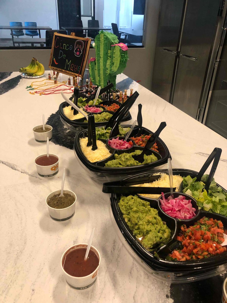 FortisPay's tweet photo. #TeamFortis celebrated Cinco de Mayo with afternoon fiestas full of yummy lunches and scavenger hunts. Taco 'bout a good party! #CincodeMayo #TacoThursday #LetsFiesta #CincoDeMayoParty https://t.co/WfJyfQdK6M