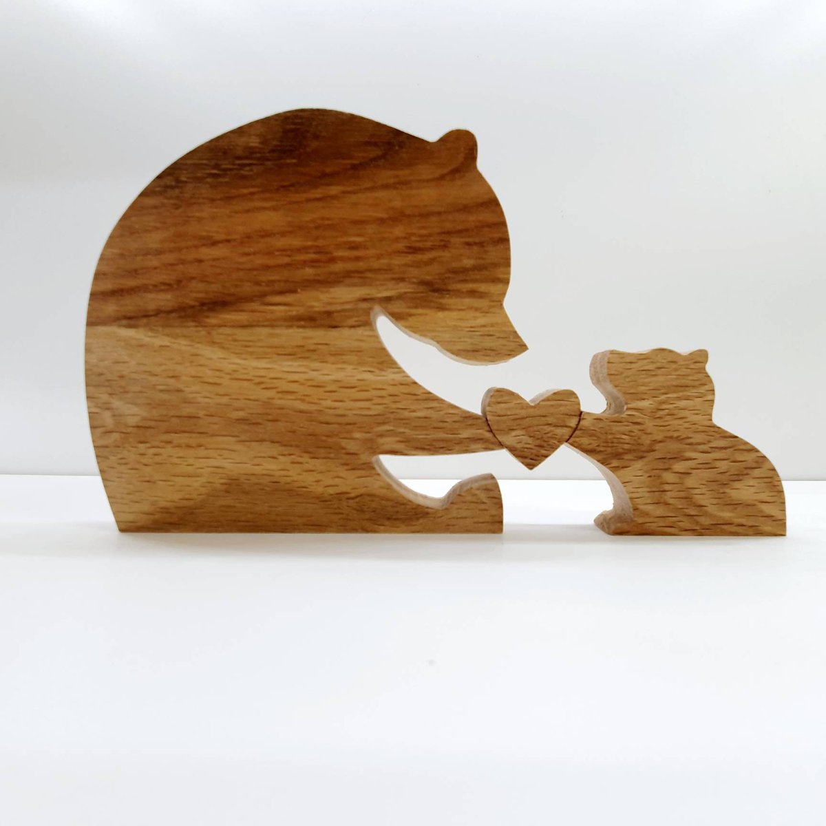 BarnMiddle's tweet image. Oak Bear Puzzle, Valentines Gift tuppu.net/8f7a6ee  #LoversGift