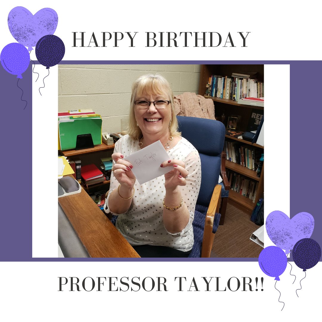 TUcommdept's tweet photo. Happy Birthday, Professor Taylor! We love you and are so grateful for everything you do for the #professional #writers and for #tayloruniversity 🎂 https://t.co/ieeccqr9zV