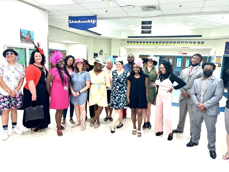 Check out some of my FASHIONABLE Colleagues! It’s DERBY time!!!