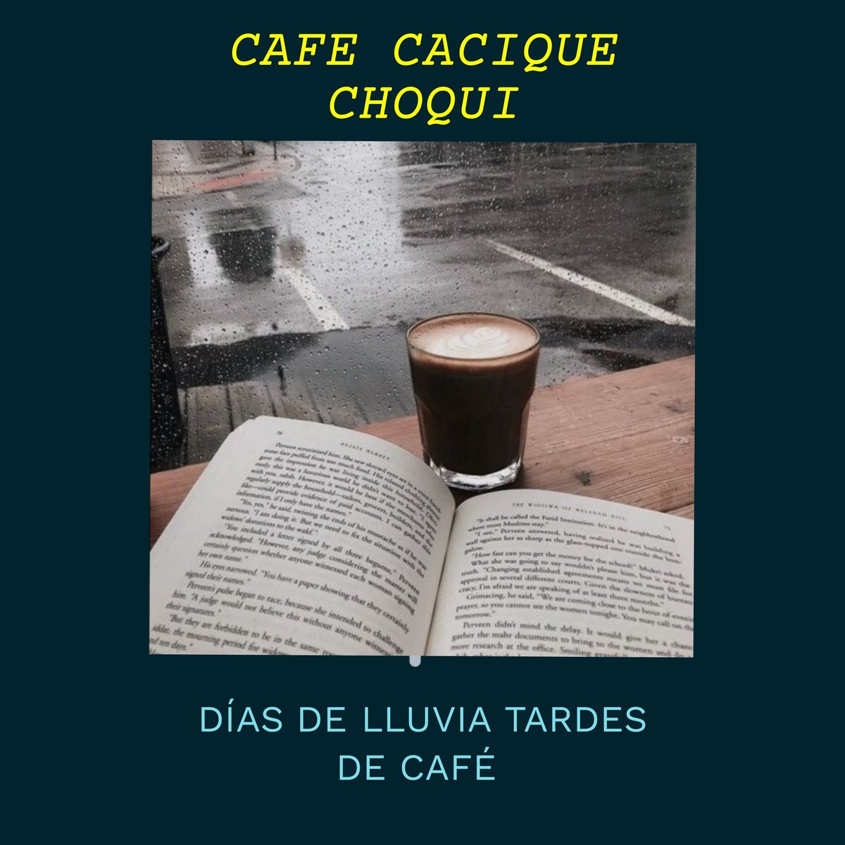 Cafe_Choqui's tweet photo. Esta lluvia invita a hacer cosas calientes... Como café
Pedidos : 3118688179
Café tipo exportación. 
#cafe #CafeConTuPoesia #cafe24 https://t.co/tOjzlTkxUs