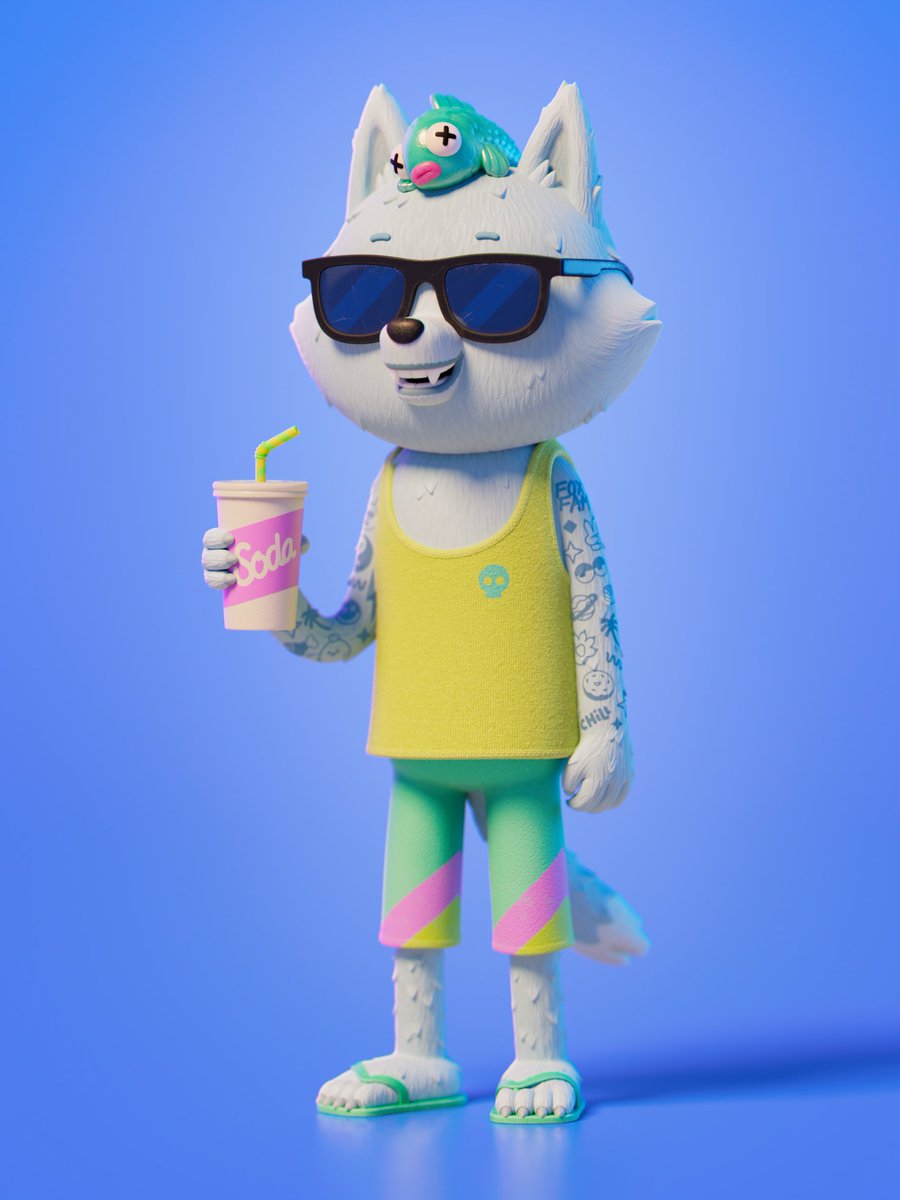 Arctic Fox is ready for jpeg summer 🌅