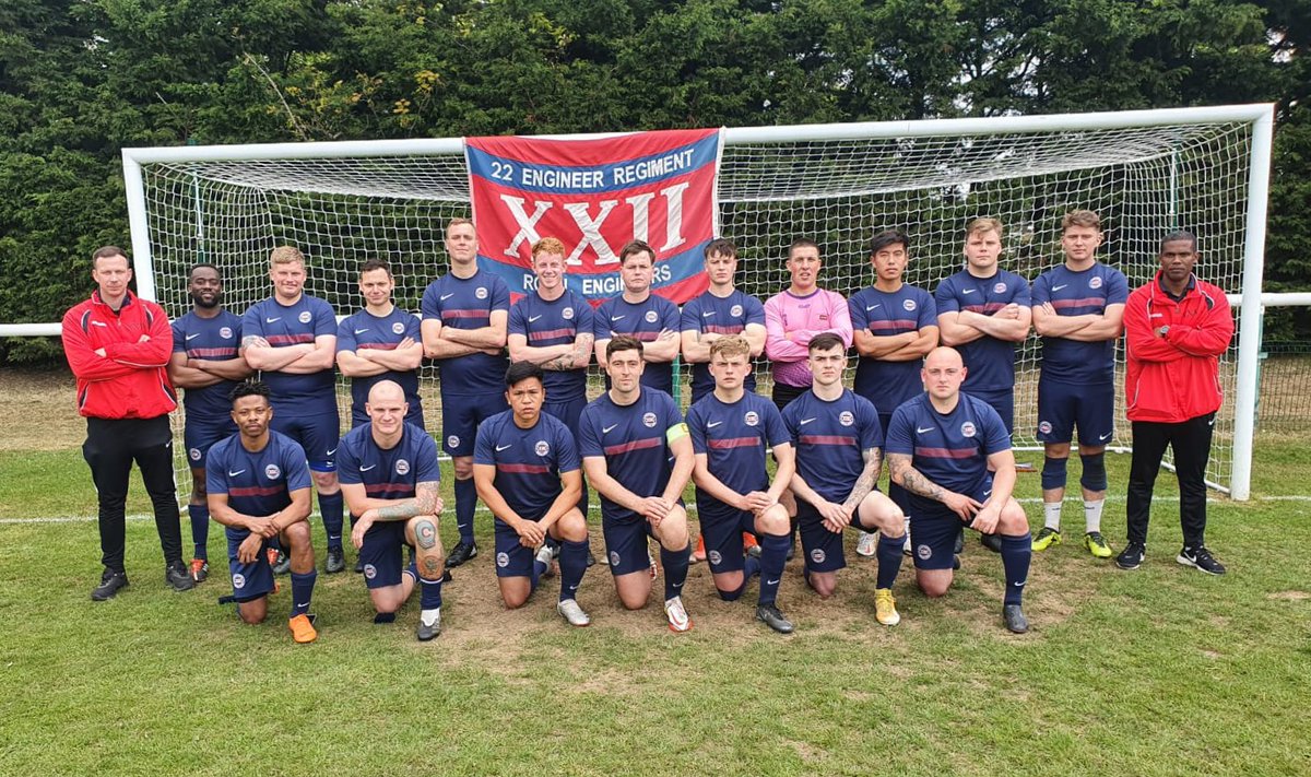 It’s been great working with a quality  group of lads each week, proving how important it is get soldiers and officers out playing sport each week.

Hugely proud to see such development growth in both individuals and the team.

Thank you <a href="/22_Engineer_FC/">22 Engineer Regiment FC</a> 🤝