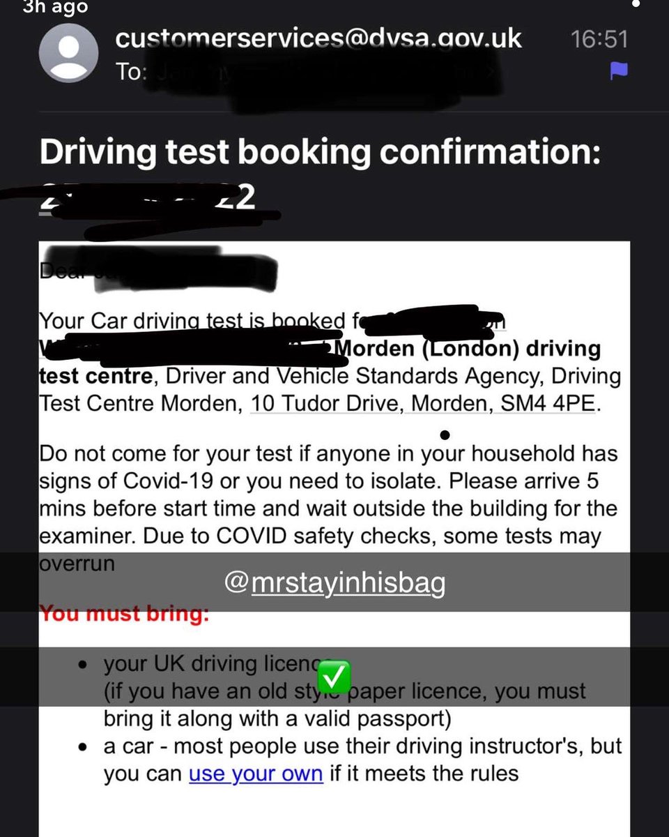 drivingtestduk's tweet photo. Driving Test Slot Found & Booked For Our Client At Morden Test Centre In May.😮💨
Contact Us Via DM To Sort You Out A Driving Test. At Any Test Centre, Any Time Of The Year.🚘
#drivingtest #Morden #swaptest #quickdrivingtest https://t.co/lutsBlYJgG