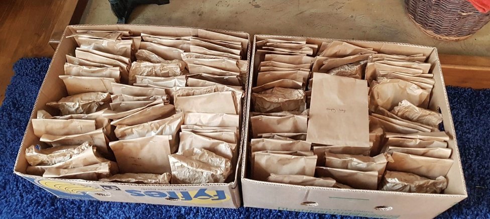 SAOCousins's tweet photo. Finally the biomass from 60 plots have been harvested and sorted in our Teesdale climate warming x grazing experiment. Now just waiting to be dried and weighed. Then analysed @BolinCentre @Stockholm_Uni
#tomst #OpenTopChambers #PlantCommunity #biodiversity #TeesdaleAssembly https://t.co/XNBgREHXnf