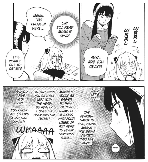 Yor's thought process is literally how mine works 