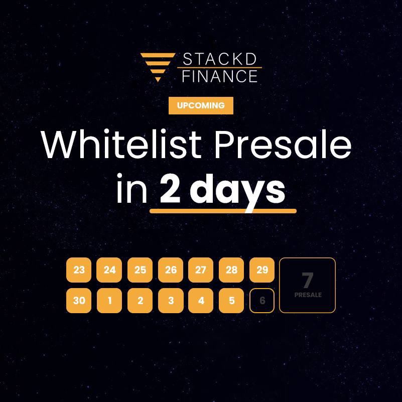 stackdfinancet1's tweet photo. Geri sayım devam ediyor! 
48 saatten daha az süre süre kaldı⏳

🧡 #stackdfinance https://t.co/ENZ8xnfPpx