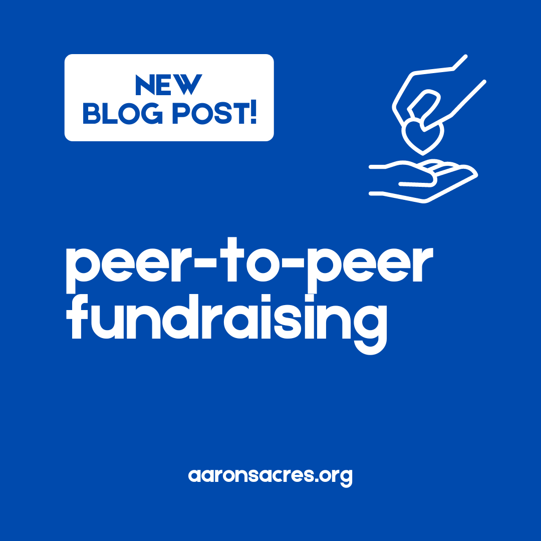 AaronsAcres's tweet photo. Learn about peer-to-peer fundraising with Aaron's Acres! https://t.co/mRzKkYXhDu https://t.co/RvzruSGWwm