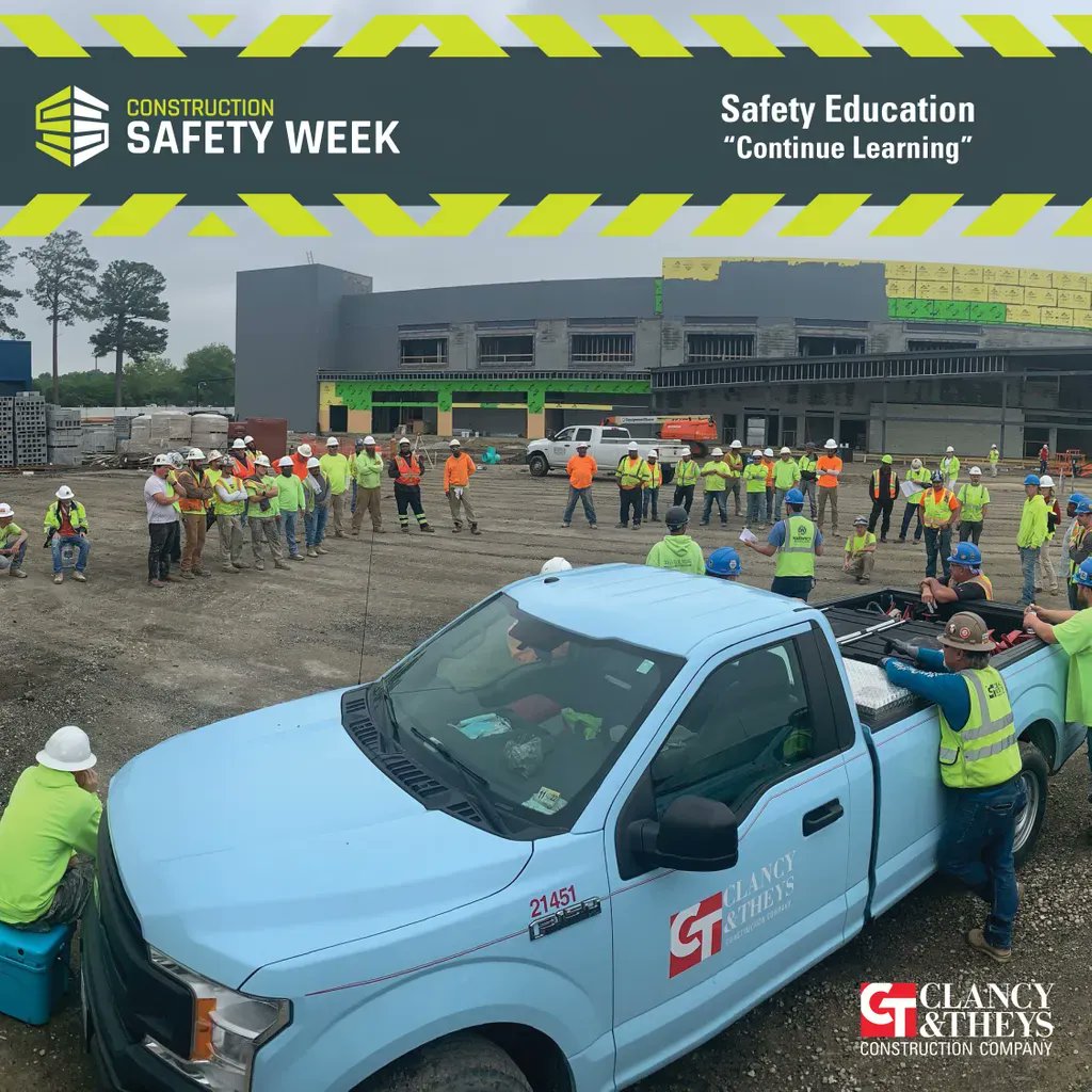 ClancyandTheys's tweet photo. The #ConstructionSafetyWeek takeover continues today out of our #NewportNews division. Thanks to @HiltiNAmerica for their hands-on demonstration of their new tool line. Head over to Instagram to check out the demo and many more great #SafetyWeek celebrations! #BuiltOnSafety https://t.co/RtwLvA5sxU