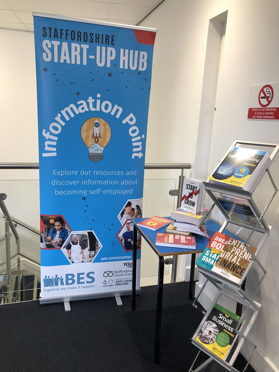 sueball011's tweet photo. Delighted to be working with @beslimited on @StaffsLibraries support for business #startups in Staffordshire with funding from @ace_national https://t.co/lDKRJvQzOA