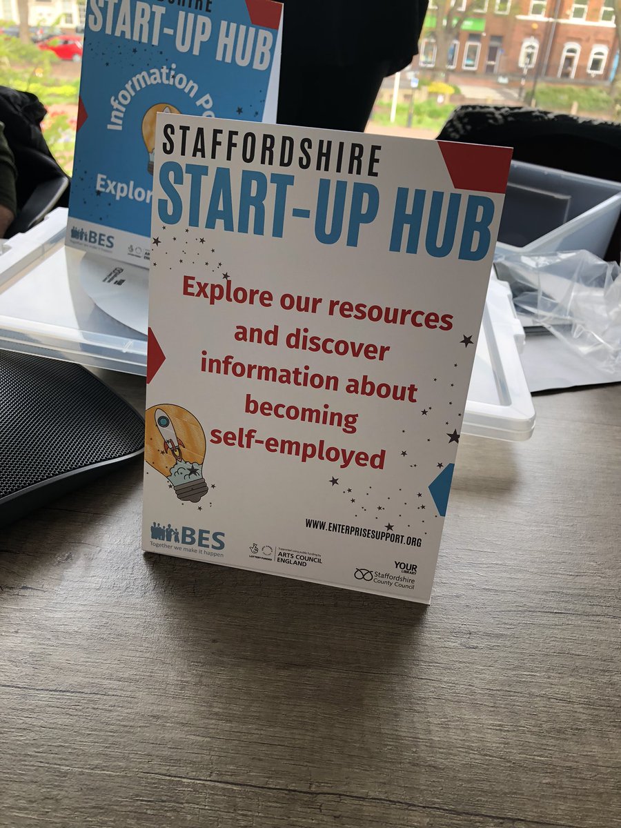 sueball011's tweet photo. Delighted to be working with @beslimited on @StaffsLibraries support for business #startups in Staffordshire with funding from @ace_national https://t.co/lDKRJvQzOA
