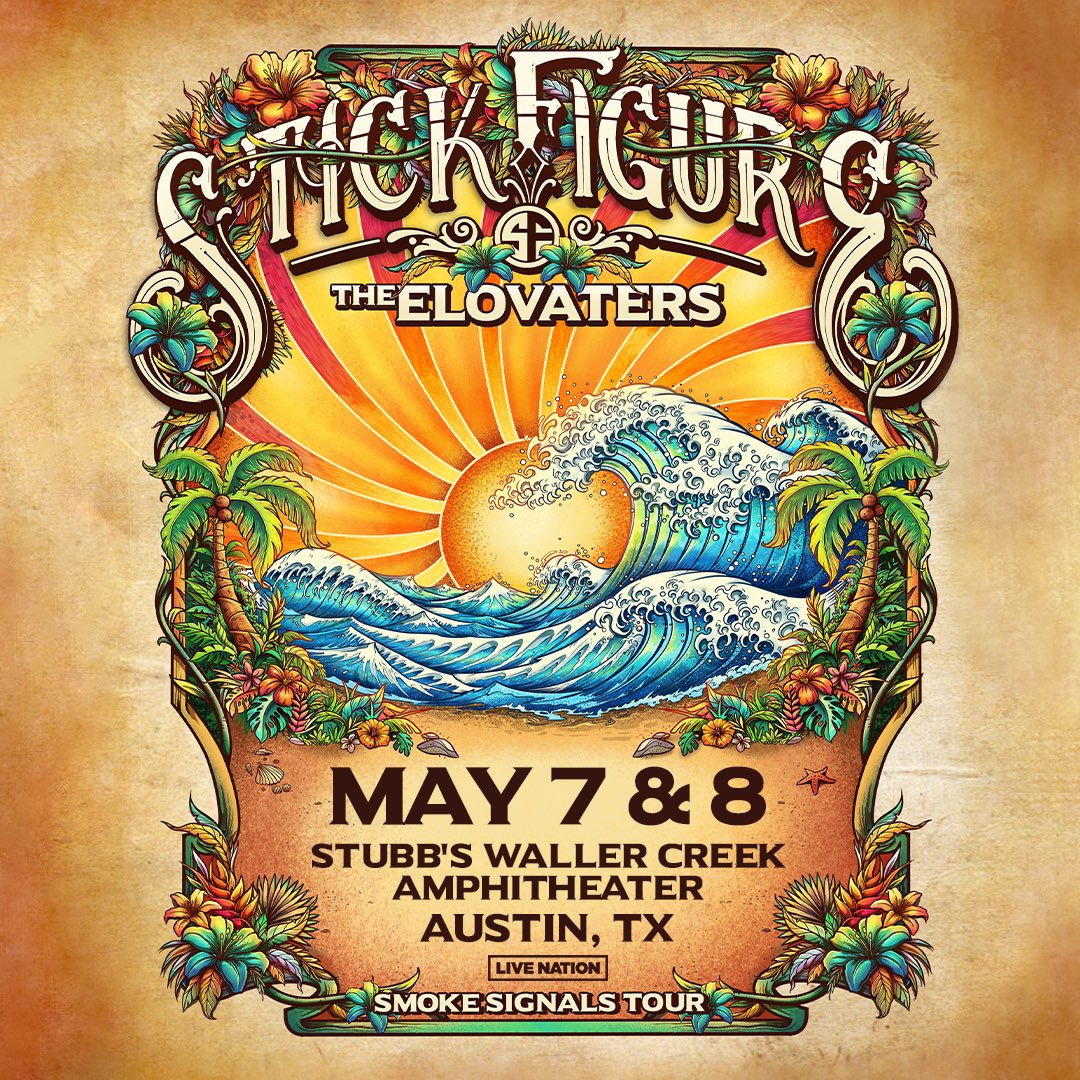 𝙏𝙄𝘾𝙆𝙀𝙏 𝙂𝙄𝙑𝙀𝘼𝙒𝘼𝙔

Want to WIN a pair of tickets to see <a href="/StickFigureDub/">Stick Figure</a> with <a href="/TheElovaters/">The Elovaters</a> on May 8th at <a href="/StubbsAustin/">Stubbs Austin</a>?

• 𝙍𝙏 𝙩𝙝𝙞𝙨 𝙥𝙤𝙨𝙩
• 𝙁𝙤𝙡𝙡𝙤𝙬 @𝙖𝙩𝙭𝙘𝙤𝙣𝙘𝙚𝙧𝙩
• 𝙏𝙖𝙜 𝙮𝙤𝙪𝙧 +1 𝙞𝙣 𝙩𝙝𝙚 𝙘𝙤𝙢𝙢𝙚𝙣𝙩𝙨

Picking a winner Saturday!