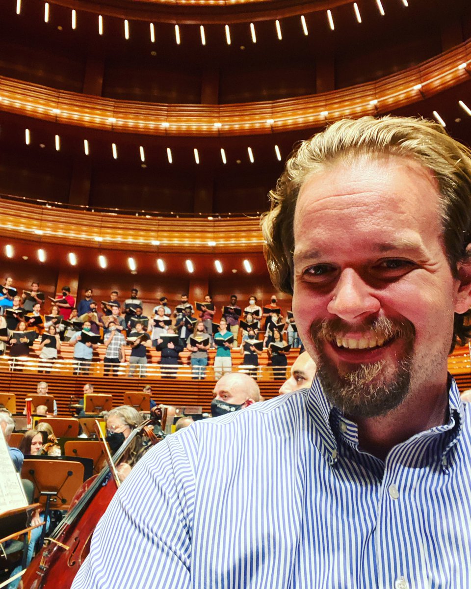 PreisserGabriel's tweet photo. Rehearsing with @OrlandoPhilOrch for Carmina Burana which is almost sold out for this Saturday. Plenty of seats left for Sunday though. #carmina #steinmetzhall #baritone https://t.co/7wRQpUzMMN