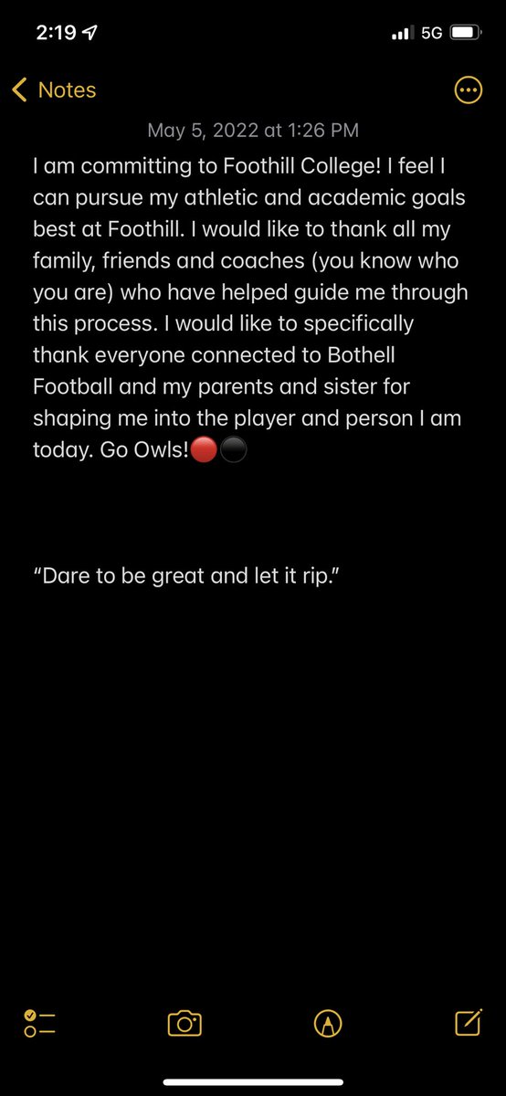 MarcusHefferna2's tweet photo. It is time to bet on myself. Let’s get to work.                             @BrandonYounger @OwlFootball_ @BHSBlueTrain @RylandSpencer https://t.co/WwD8eoibUm