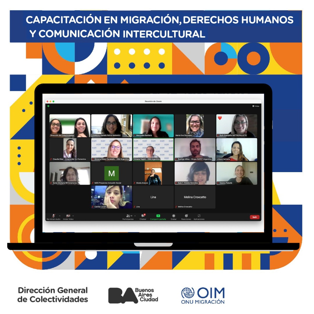 mechibarbara's tweet photo. 👉Desde el programa #BAMigrante de la DG de Colectividades de @dhumanosba junto a @OIM_Argentina realizamos una capacitación, articulada con @NoblezaObliga_ , sobre la implementación de buenas practicas y políticas para la inclusión sociolaboral de la población migrante. https://t.co/aUQsjLcjXk