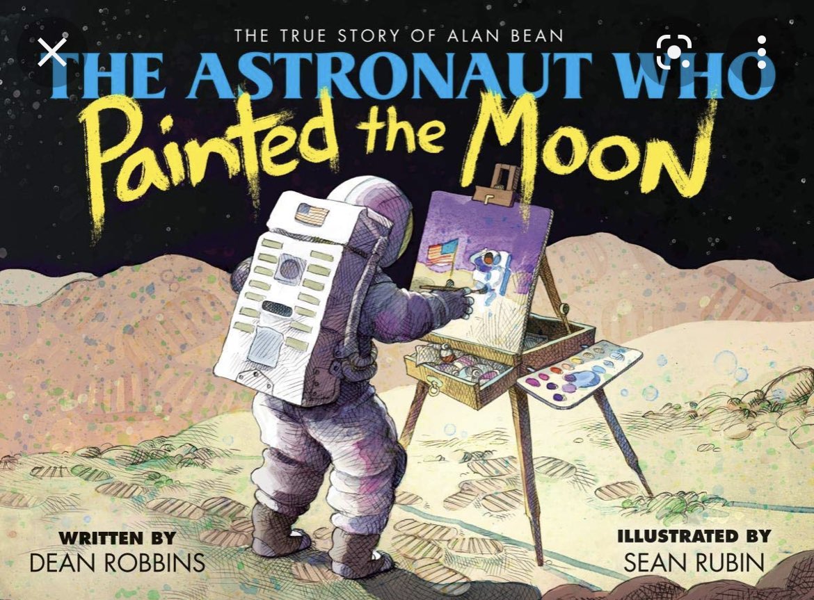 Angelabean27's tweet photo. Today, on Nation Astronauts Day, I taught my students about my grandfather Alan Bean. My hope is that I inspire others to follow their dreams. #AlanBean #Kindergarten #NationalAstronautDay https://t.co/N9DeITtQoi