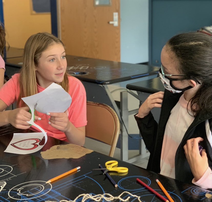 MsRakowski's tweet photo. Collaboration and teamwork were in full force during our inclusive NBI class today @EMorichesMS https://t.co/KSuREpLwf4