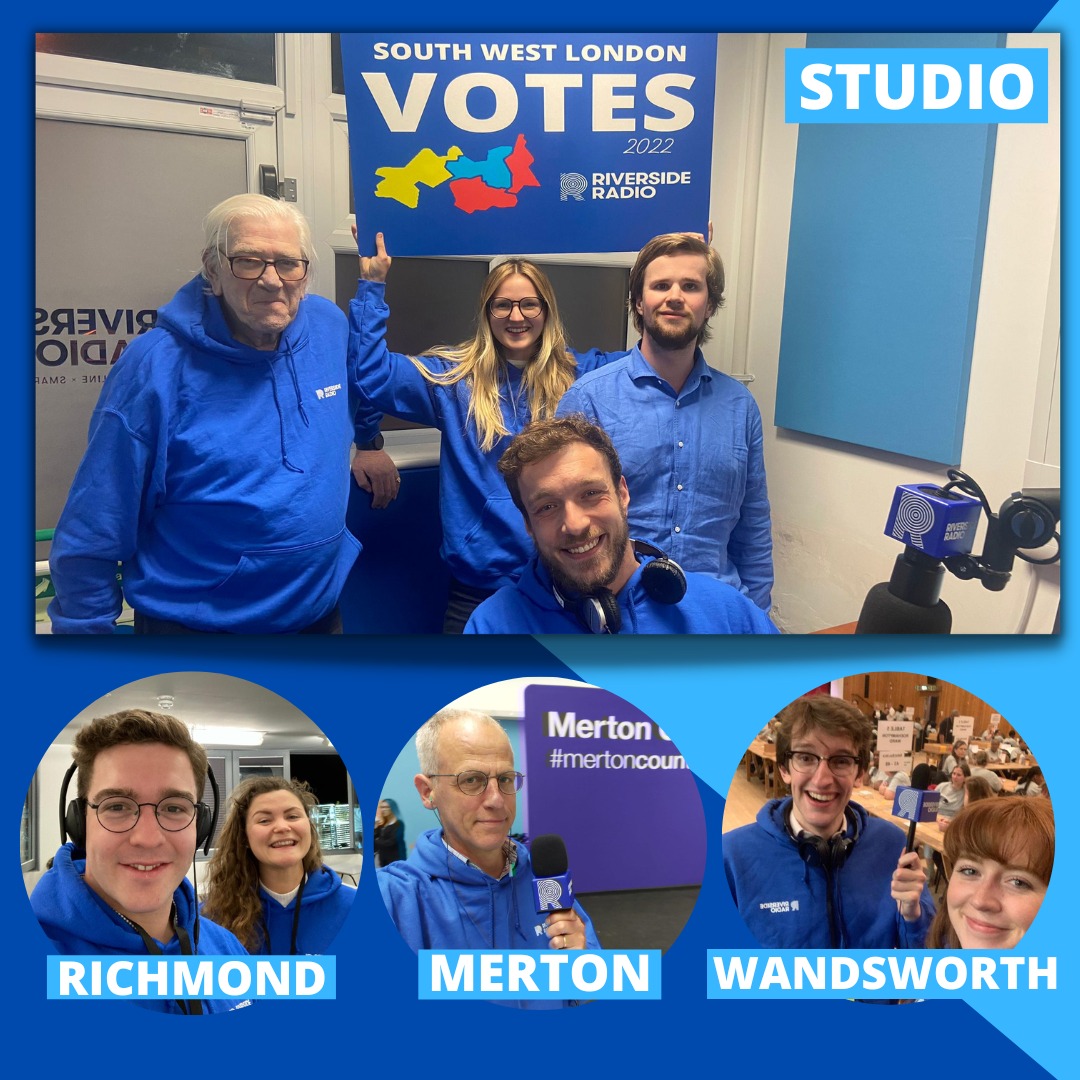 ThisisRiverside's tweet photo. The Riverside Radio Election Night Team 2022! 

STUDIO - @stephen_menon @MickyGWR @ROMTWheatley @AliWhaley 

WANDSWORTH - @sophiahilll @OtherTomNunan 

MERTON - @TomHopWR 

RICHMOND - @hannahswg @L_Harries1 

#LocalElections2022 #Wandsworth #Richmond #MertonCount https://t.co/Jw1WD75rlc