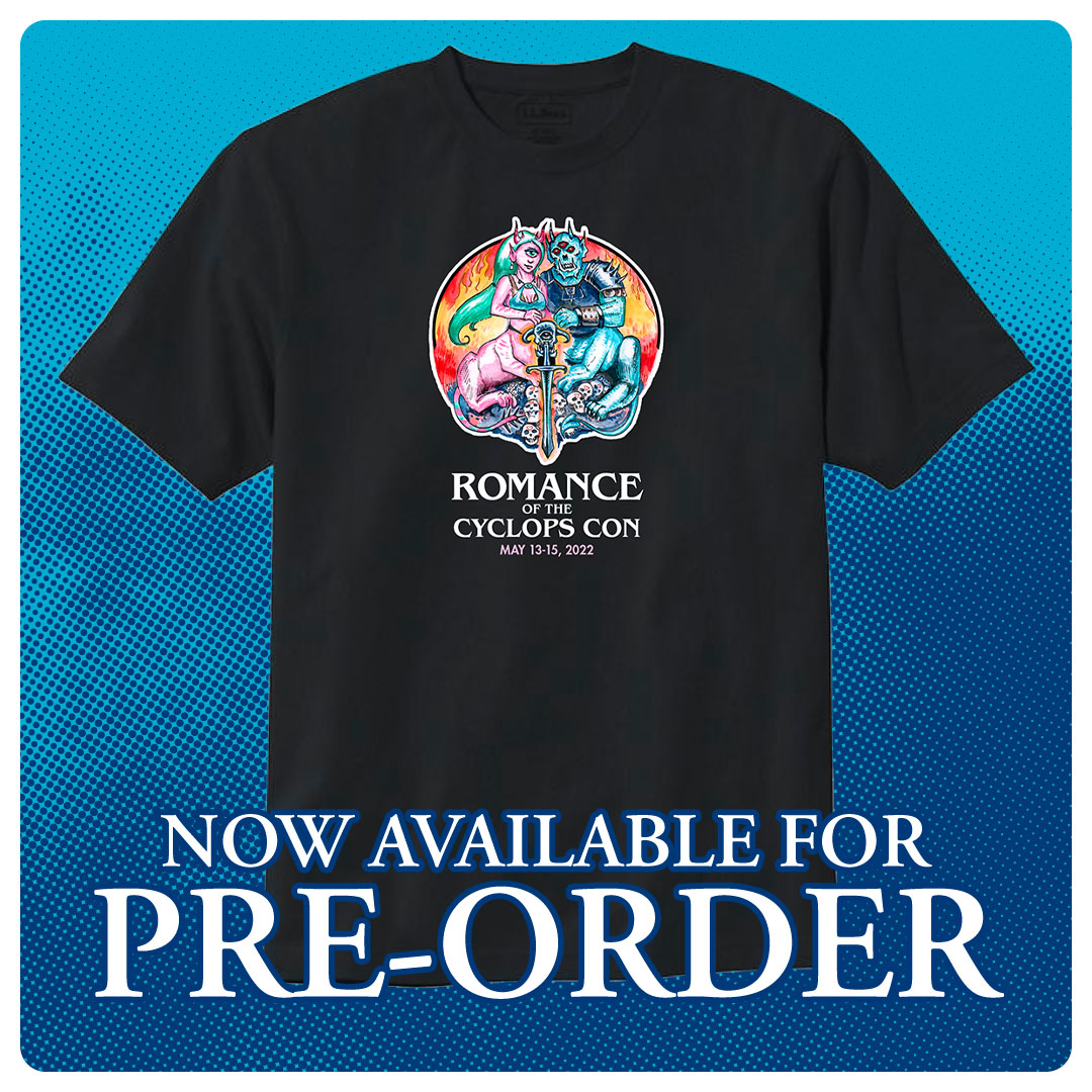 GoodmanGames's tweet photo. Pre-Order T-Shirts For Romance of the Cyclops Con!
https://t.co/0bShKn6O1n
#GoodmanGames #DCCRPG #RotCC #TTRPG https://t.co/2wUrMFFHmC
