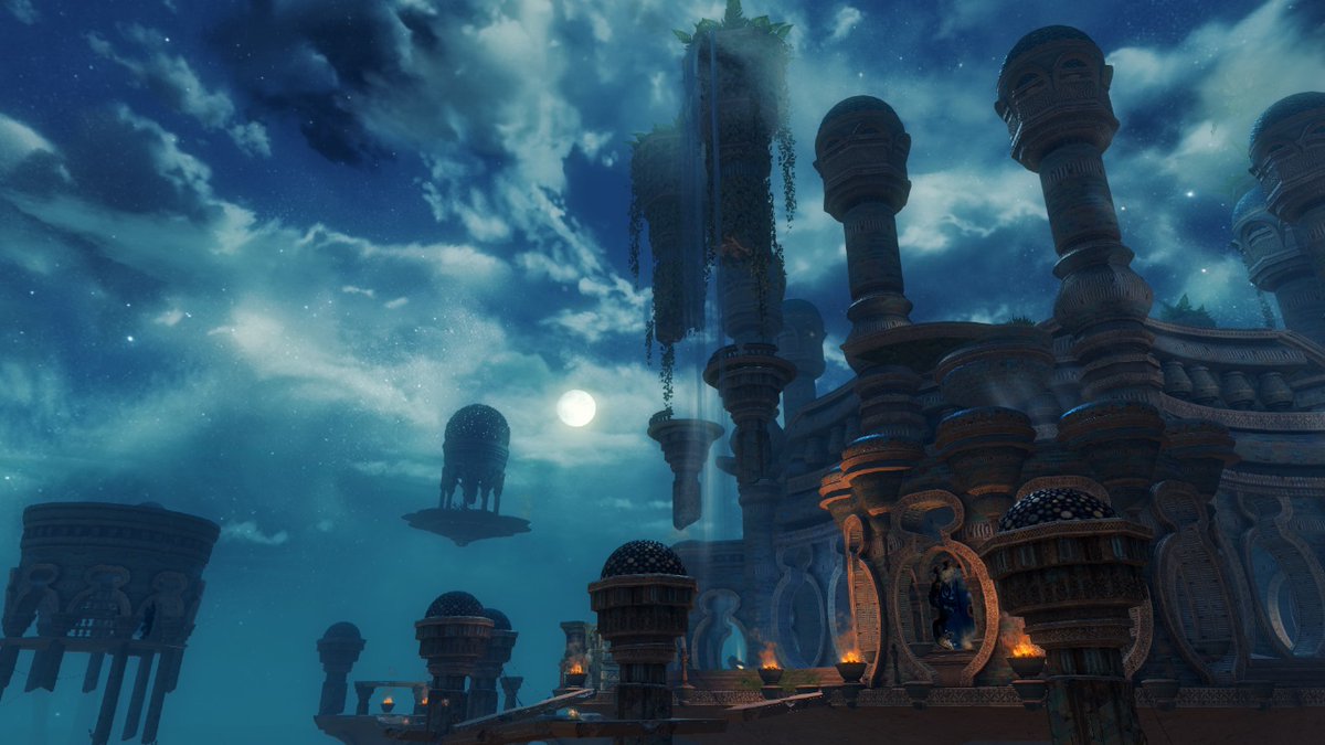 FlechasdeApolo's tweet photo. Si me dijeras que este es el cielo de Desolacion la verdad por un segundo lo dudaría 😂 #GW2 https://t.co/5eptCj0W9t