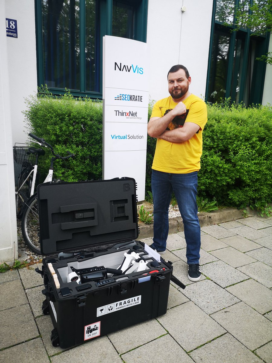 ArenaCad's tweet photo. Finishing the training and taking home our brand new toy. This guy is happy.
München you will be missed 👋
NavVis
Andrei Oros
Ella Coman
#arenacad #wearearenacad #wescan #3dlaserscanning https://t.co/WyKFE6Wvk4
