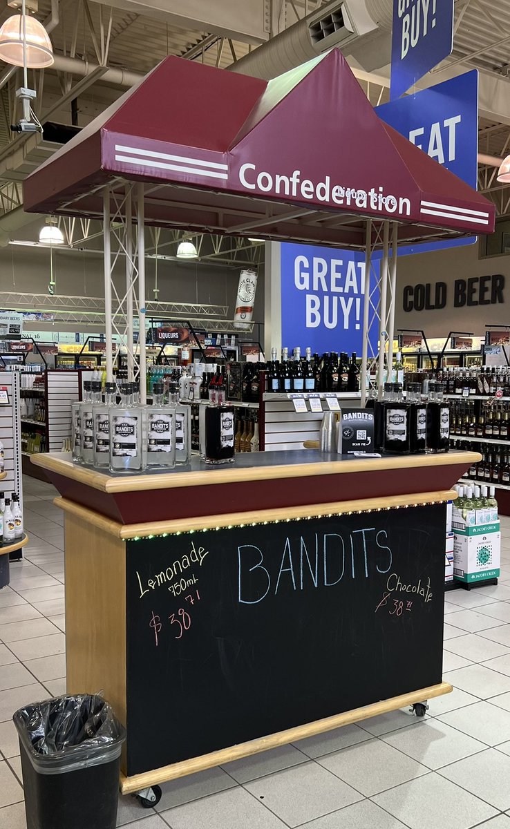 BanditsDistills's tweet photo. On site in Saskatoon at SLGA Confederation liquor store 👍 https://t.co/MO4Us8yART