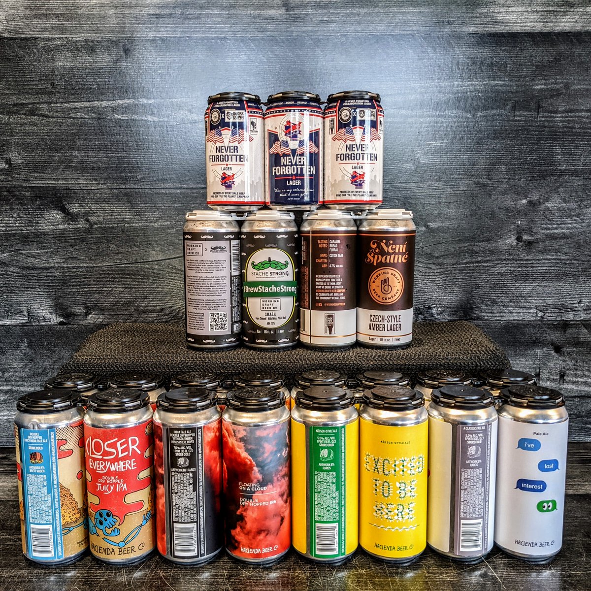 brennans_beer's tweet photo. You all know we sell really good tequila, right?
We also have some fresh #WiCraftBeer that just arrived w/ 2 great charities!
@osobrewing x @2doorsdownbrew x @BadgerFlightWI
@WorkingDraftBC x @StacheStrong
@HaciendaBeerCo
#DrinkLocal #WisconsinBeer #HonorFlight #StacheStrong https://t.co/pBmFf2GEb5