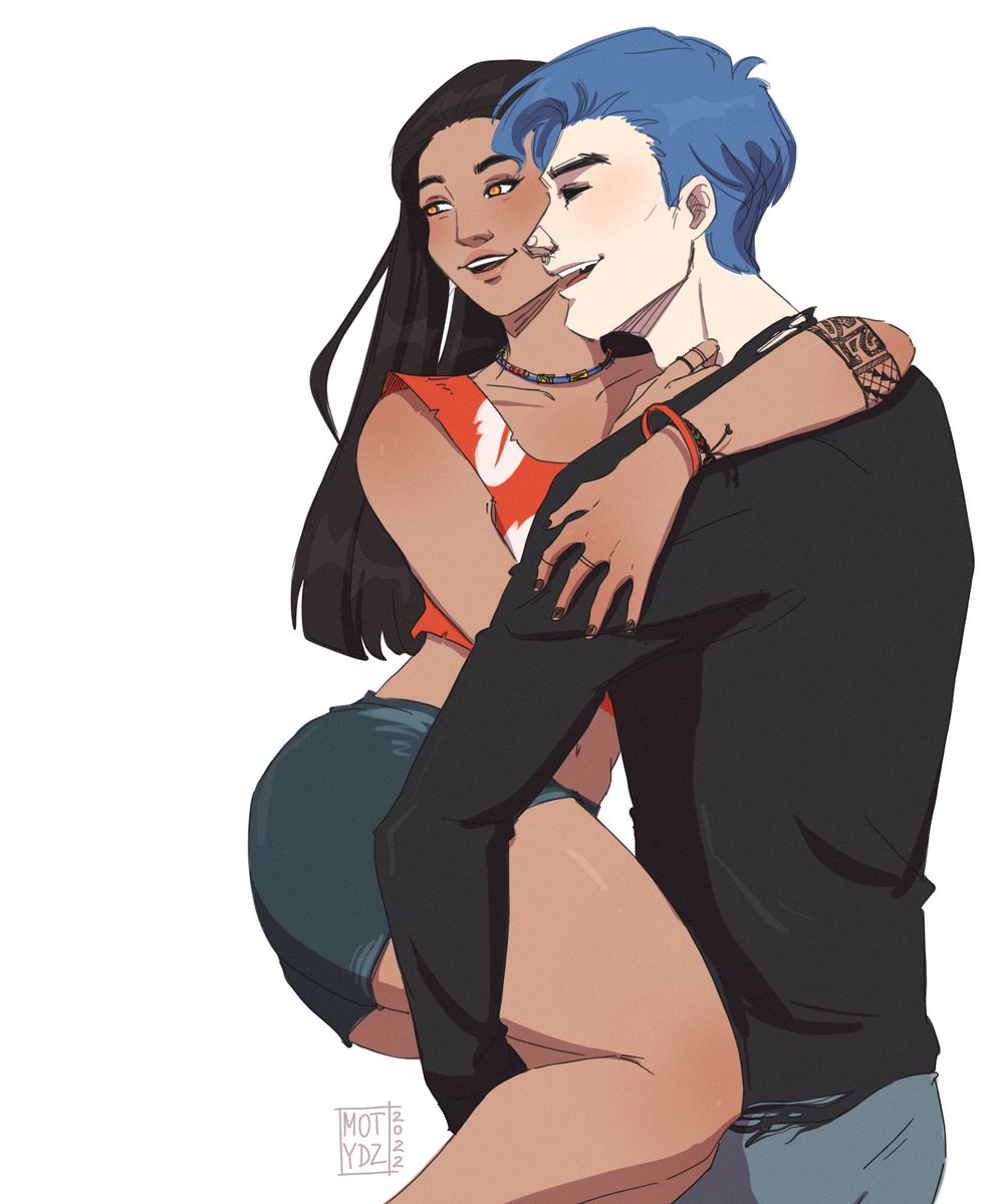 My OCs Tsyno and he's sister Lil :3
#originalcharacter #oc #digitalart #art