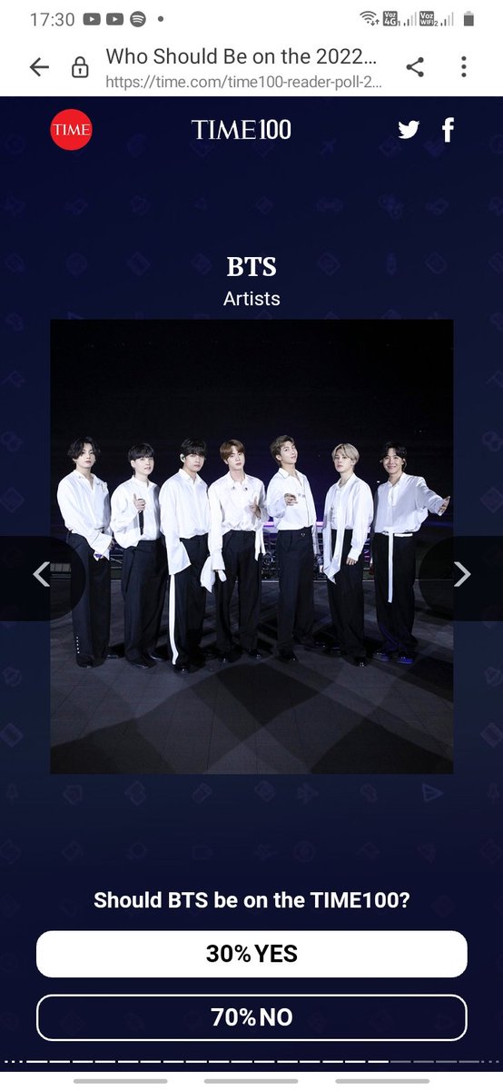 SolangeUrrutia4's tweet photo. @Army097l Hola algo anda que ver con esto pero como tú cuenta es grande podrías promocionar para que voten para que BTS salga en la portada de la revista TIME! Gracias💜 https://t.co/TeTvBrXv1d