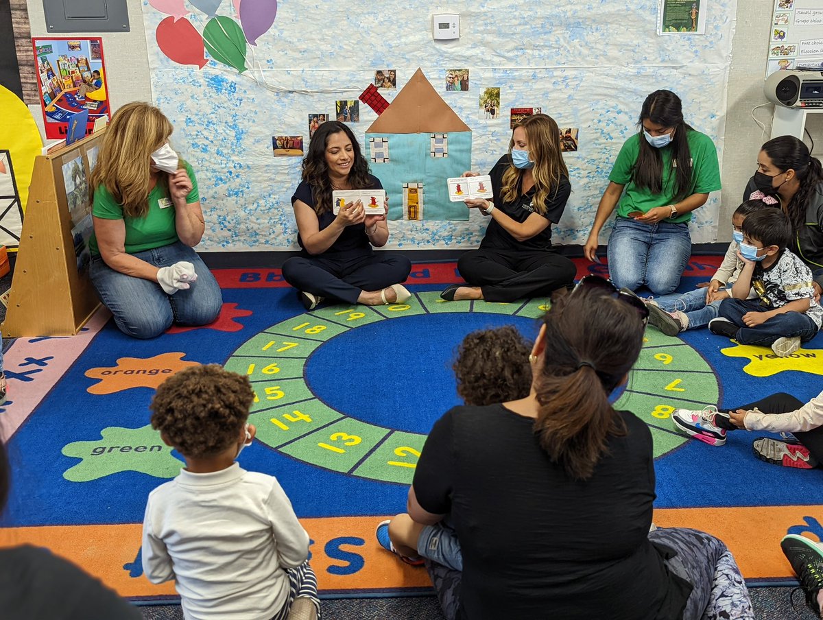 CountyVentura's tweet photo. Taking 5️⃣ to read to kids! Interim CEO Dr. Sevet Johnson, Asst. Director of @vcpublichealth Katie McKinney and Public Health Equity Manager Sara Rivera joined @First5Ventura this week to share the joy of #bilingual books and build a lifetime love of learning!#Take5VC #WeReadVC 📚 https://t.co/c7bEHMjjuH