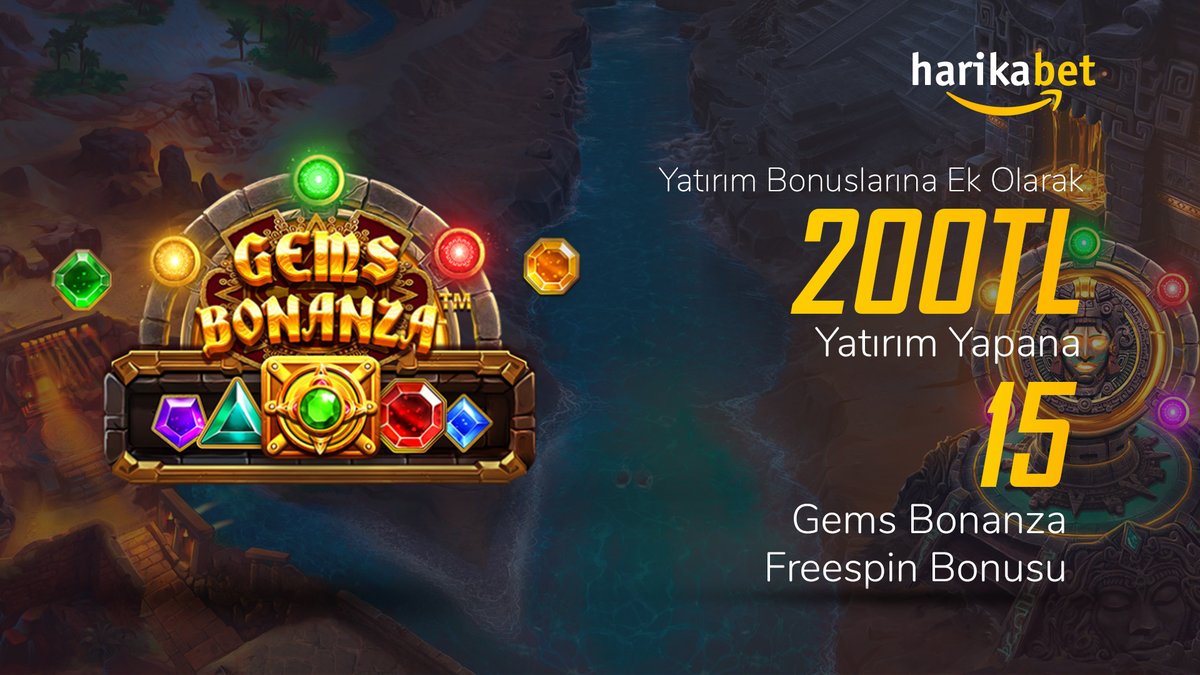 HarikaResmi's tweet photo. #Harikabet'te Kazanma Vakti !!!

🔥200TL Yatırıma Gems Bonanza Freespin Almayı Unutma !!!

https://t.co/IdaTvGtlIA https://t.co/k7teQKu3vf