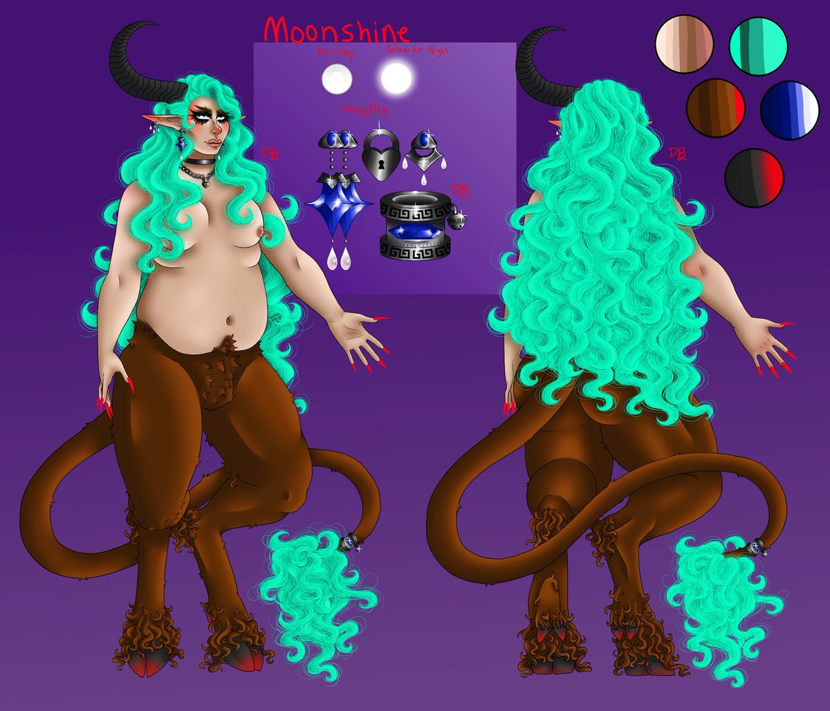Bread6499's tweet photo. My new ref page for Moonshine hes gonna be staring in a webcomic im hoping to start soon! 
#characterdesign #charactersheet #digitalart #webcomics #oc https://t.co/iZRVM5oquN