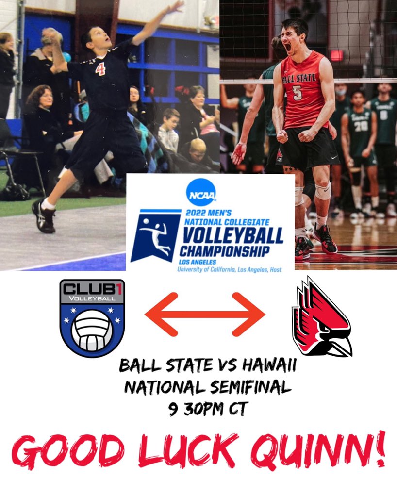 Good luck tonight in the NCAA Division 1 National Semifinal @quinnisaacson05 !