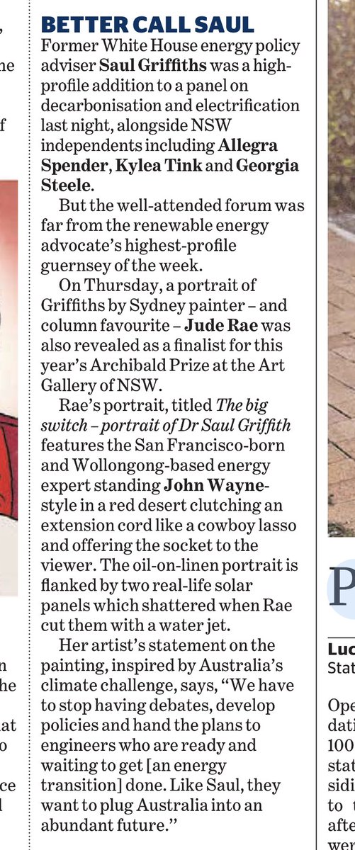 oldlillipilli's tweet photo. Another day, another reason for @smh to employ subeditors. The name is “Griffith”. He was born in Sydney [went to Sydney Tech High &amp; lived in Bardwell Park] SF came years later #SaulGriffith #CleanEnergy #auspol https://t.co/dDZejFK9FA