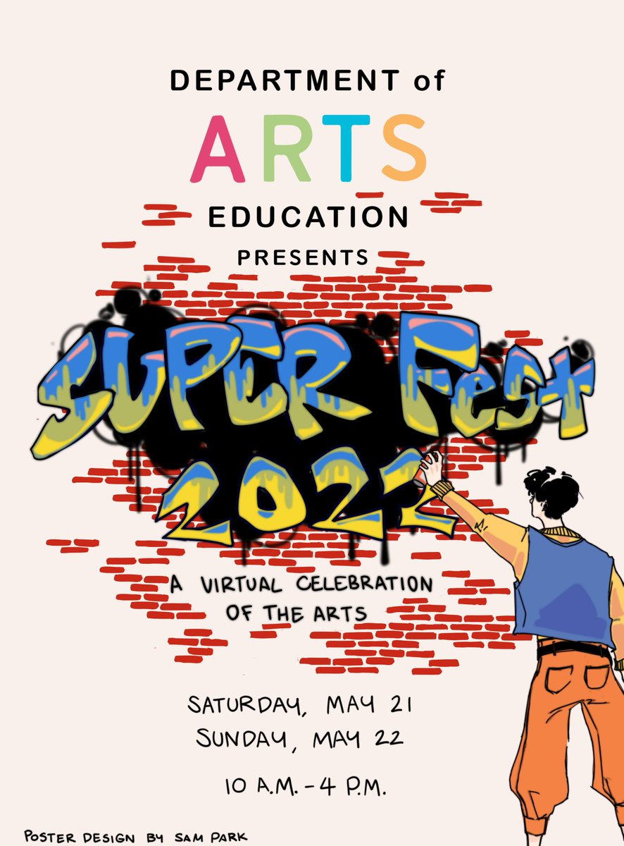 CPS_Arts's tweet photo. Registration is now open for #SUPERFest! The two-day event will provide free 1 hour workshops, performances, artist talks, master classes, and college and career connections for students to engage in.
Sign up today: https://t.co/R4gcvI7XHR https://t.co/fXEF1cVddq