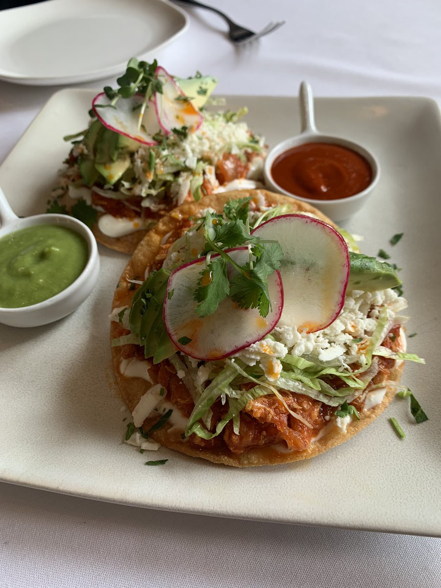 In celebration of 5 de Mayo, Chef Oscar has outdone himself again! 
Today’s special is a typical Mexican dish, a pair of Chicken Tinga Tostadas. 

The perfect antidote to the overcast today. 

marketsthelena.com 
707.963.3799