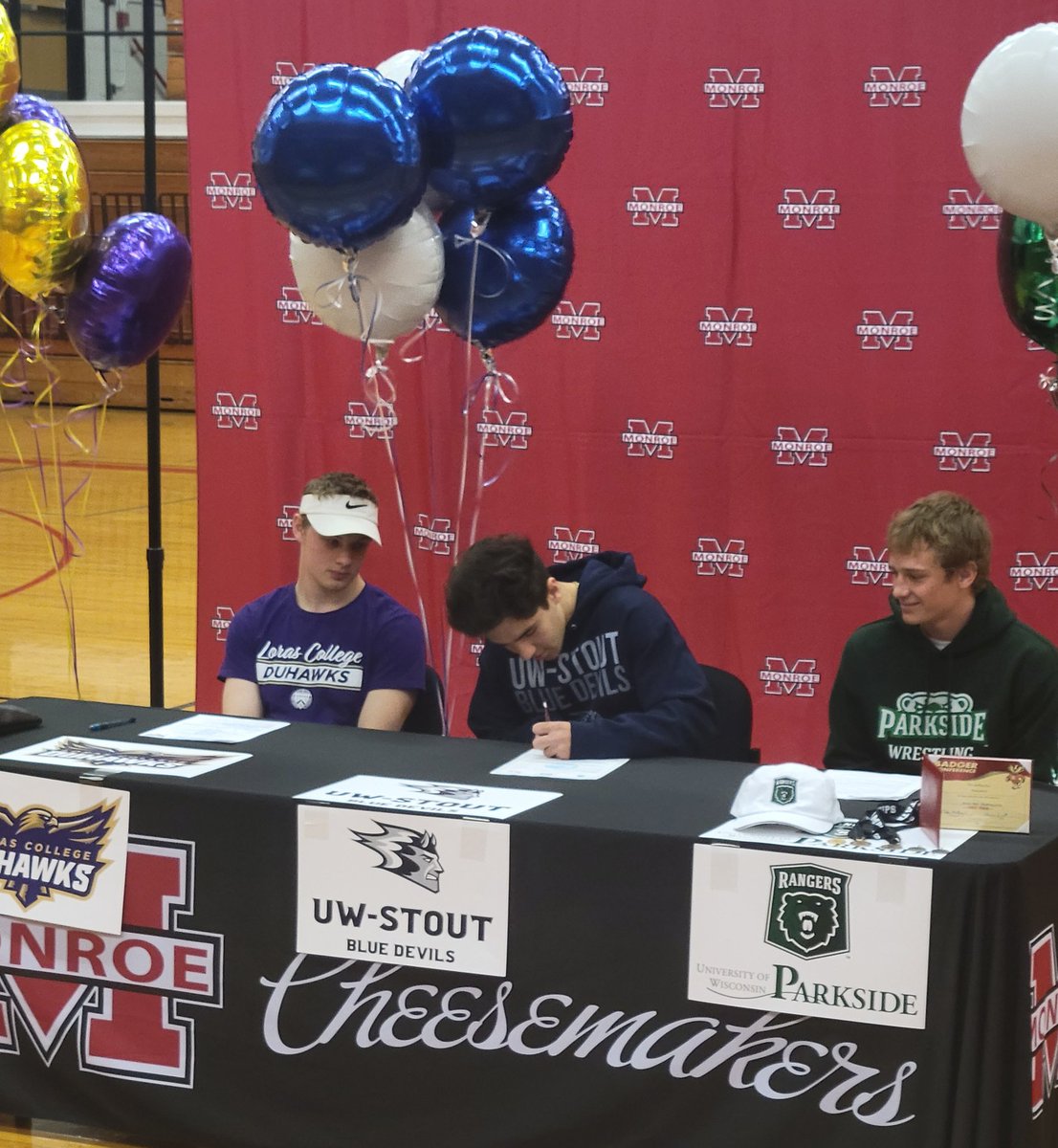Congratulations to <a href="/leuzing12/">Carson Leuzinger</a> on signing his National Letter if Intent to play basketball at UW-Stout.  We are proud of Carson!