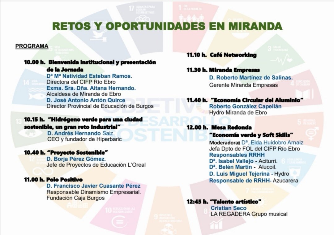 CIFPRIOEBRO's tweet photo. Próximamente en el @CIFPRIOEBRO no te lo puedes perder 👇#SumaRíoEbro #NuestraFormaciónTuFuturo Comprometidos con los #ODS por el futuro y la empleabilidad de nuestro alumnado @educacyl @fp_empresa @elcorreo_com @diariodeburgos @SERmirandaebro @mirandafmradio @cope_miranda https://t.co/Fd6Be8J0sp