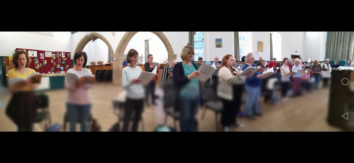 rosenethe's tweet photo. Last night, being put through our paces by Kevin Duggan, prior to Sunday's concert. More @ https://t.co/DcdxqXIrji
#davidfanshawe #poulencgloria #africansanctus #singingagain #dunblanecathedral https://t.co/EmtrgXC2Z3