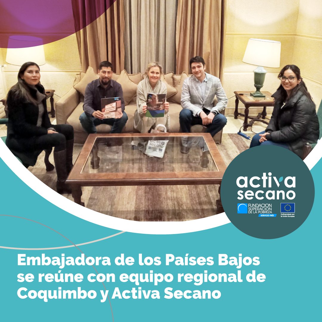 superarpobreza's tweet photo. 👉 Embajadora de los Países Bajos se reúne con equipo regional de Coquimbo y #ActivaSecano

El encuentro se realizó en La Serena y se conversaron temáticas relativas al patrimonio, el agua, el resguardo de los modos de vida y el trabajo en localidades aisladas de @ServicioPais https://t.co/smVHABjys6