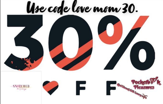 Use code LOVE MOM 30 for 30% off. On https://t.co/slkIqLWw9t until Mother&rsquo;s Day Sunday May 8, 2022. #Sales<a href="/tag/love"class="tags"><span>#love</span></a><a href="/tag/mothersday"class="tags"><span>#mothersday</span></a><a href="/tag/sex"class="tags"><span>#sex</span></a><a href="/tag/may5th"class="tags"><span>#may5th</span></a><a href="/tag/sales"class="tags"><span>#sales</span></a><a href="/tag/mayday"class="tags"><span>#mayday</span></a>