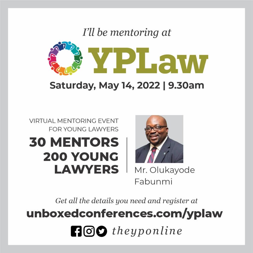 KayFabs's tweet photo. If you are a young lawyer practicing in Nigeria, this is for you. Join us and learn from the experiences of those before you. https://t.co/voy9ODWjqF
