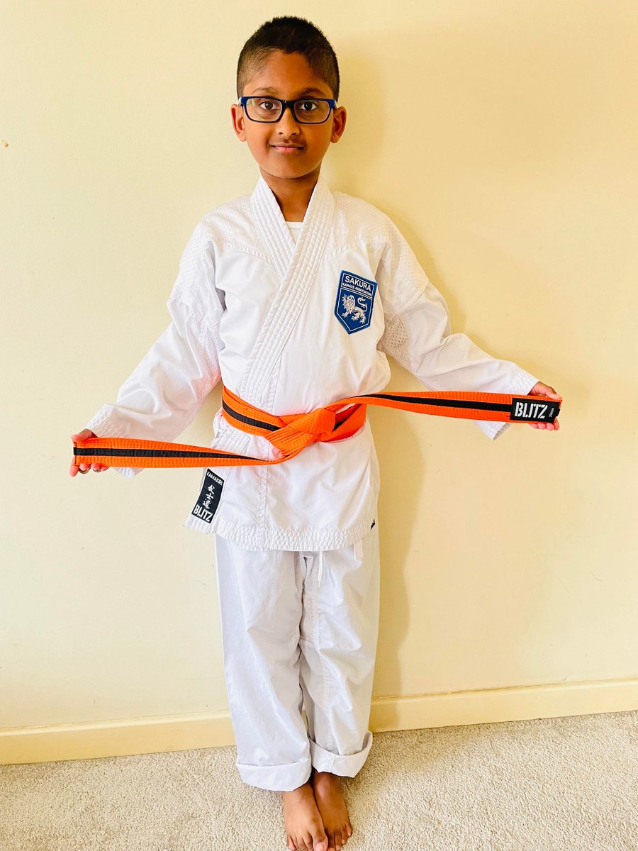 nipskule's tweet photo. A proud Orange Belt holder... @3GFibbersley  @FibParkAcademy @Sakurawadoryu https://t.co/HgtRw0i1W6