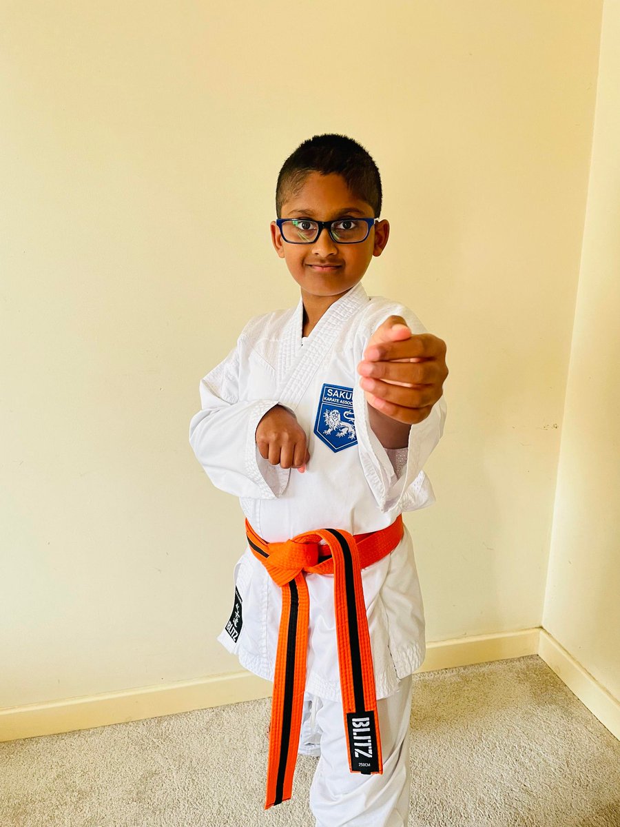 nipskule's tweet photo. A proud Orange Belt holder... @3GFibbersley  @FibParkAcademy @Sakurawadoryu https://t.co/HgtRw0i1W6