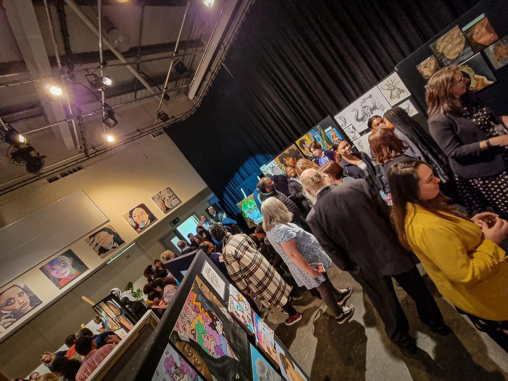 What a fantastic turnout to our first live art exhibition in over 2 years. One of our largest attendance, the students couldn't be prouder. It was a great night and we would like to extend our thanks to everyone who came to celebrate this moment with the students.<a href="/TrinityHighMcr/">Trinity High</a>