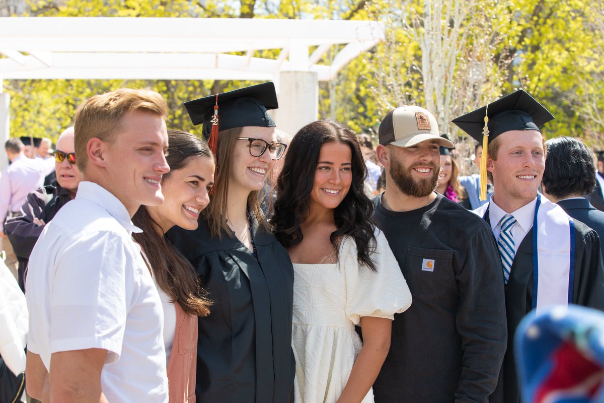 USUAggies's tweet photo. Easily our favorite day of the year. As a bonus, we get more USU college convocations tomorrow! ๐ #USUGrad22 https://t.co/1NKcn3SqpQ