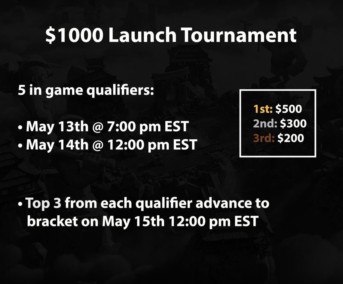 The beginning…

Free to enter, free to watch.

Casted live by @Skooky4 and <a href="/CMcHugh__/">CMcHugh</a> via Twitch.tv/skooky4

Follow us for more updates, good luck to all